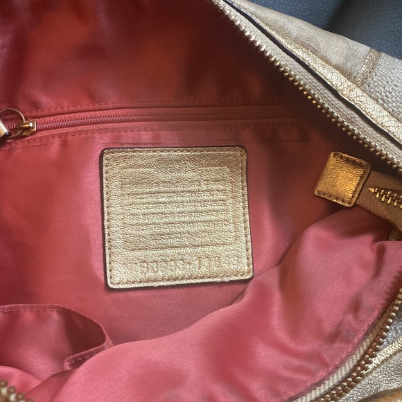 Coach Gold Hobo Shoulder Bag - Picture 8 of 10